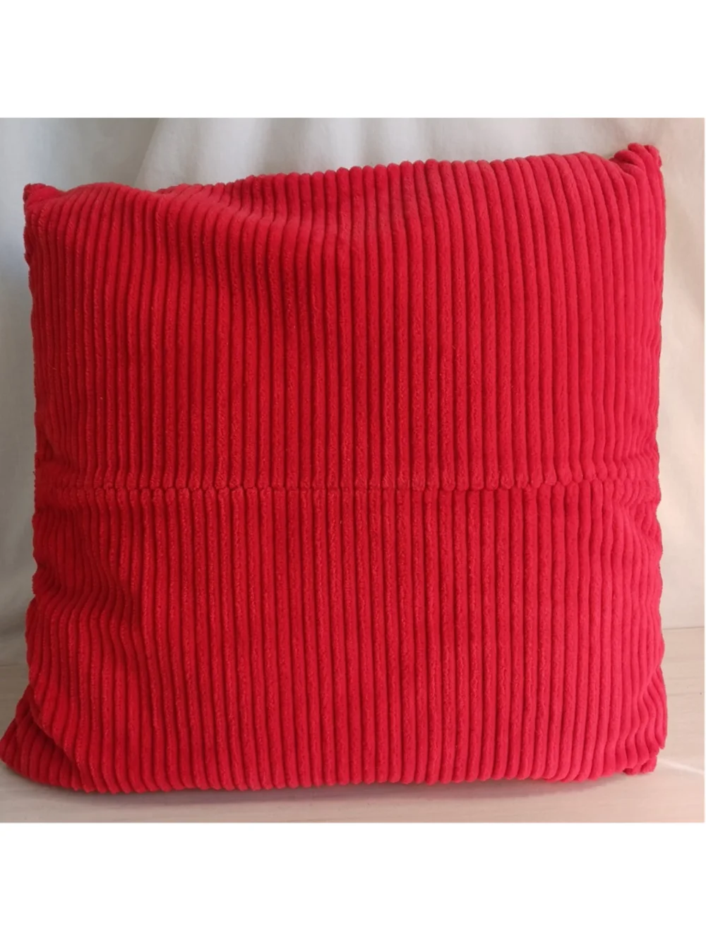 Vintage Bargello Embroidered Pillow Red Yellow Orange